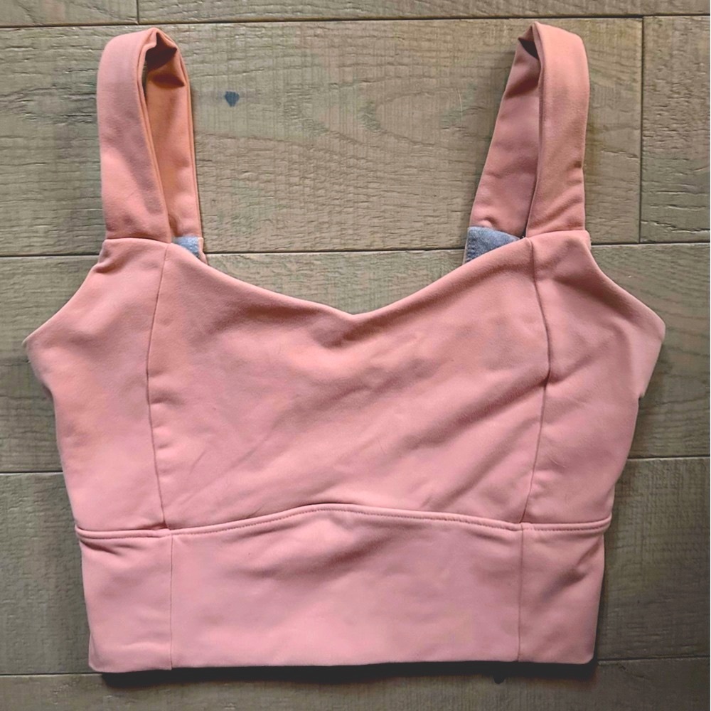 Born Primitive Extend Pink Sports Bra Crop Workout Tank. Size Small.